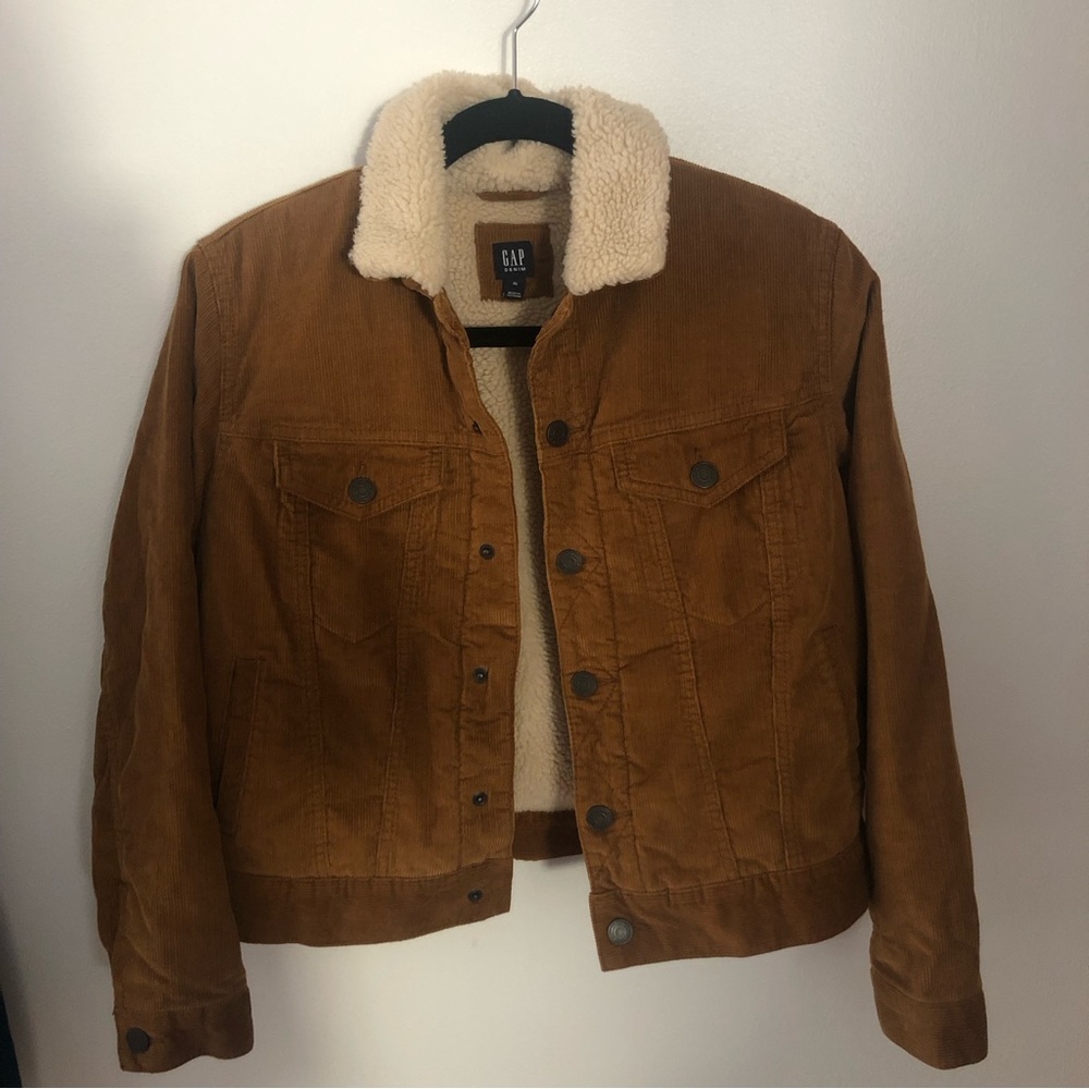 Gap Sherpa-Lined Corduroy Jacket Kids XL